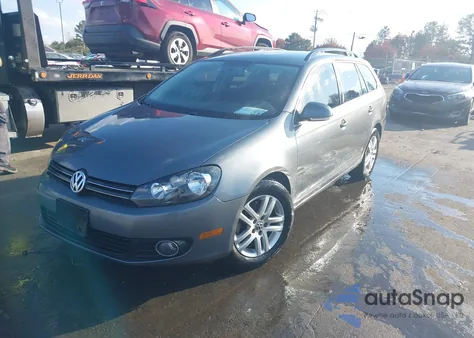 2013 Volkswagen Jetta Sportwagen 2.0L Tdi из США, поврежденный, VIN 3VWPL7AJ8DM664939